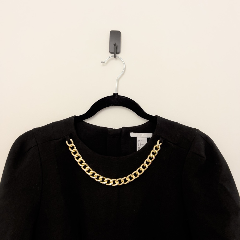 H&M classic black dress